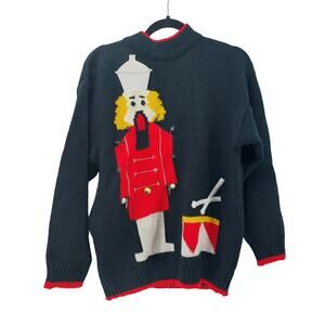 JJ.Fargo Ugly Christmas Sweater Drummer Boy Nutcracker Sz M